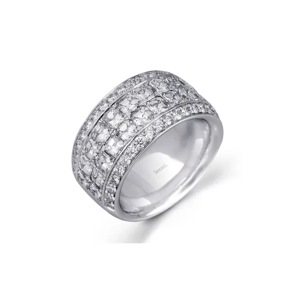 18k White Gold Anniversary Band Diamonds Direct St. Petersburg, FL