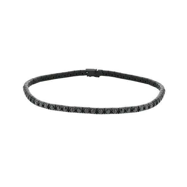 14k Black Gold Men's Bracelet Diamonds Direct St. Petersburg, FL