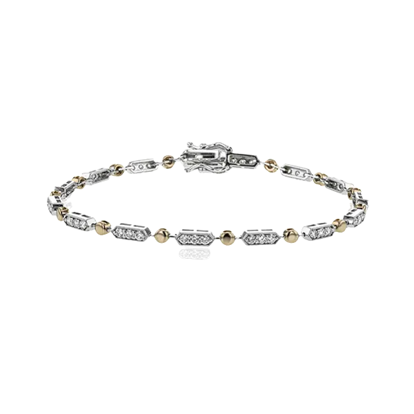 18k Two-tone Gold Diamond Bracelet Almassian Jewelers, LLC Grand Rapids, MI