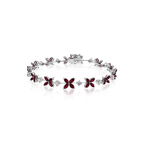18k White Gold Gemstone Bracelet Diamond Showcase Longview, WA