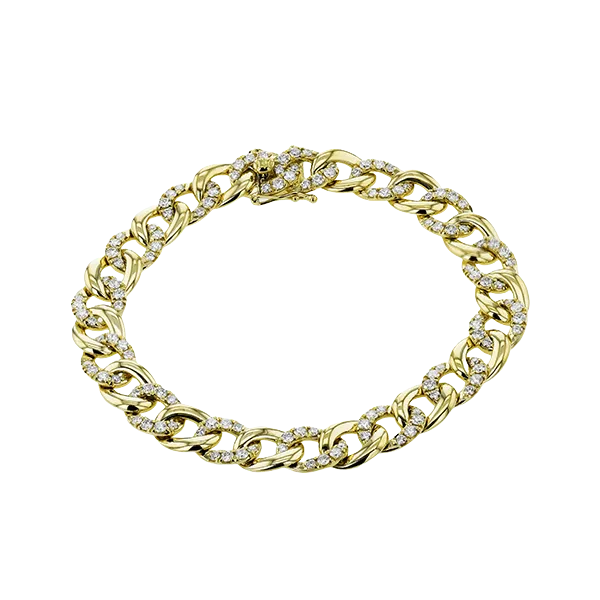 18k Yellow Gold Diamond Bracelet James & Williams Jewelers Berwyn, IL