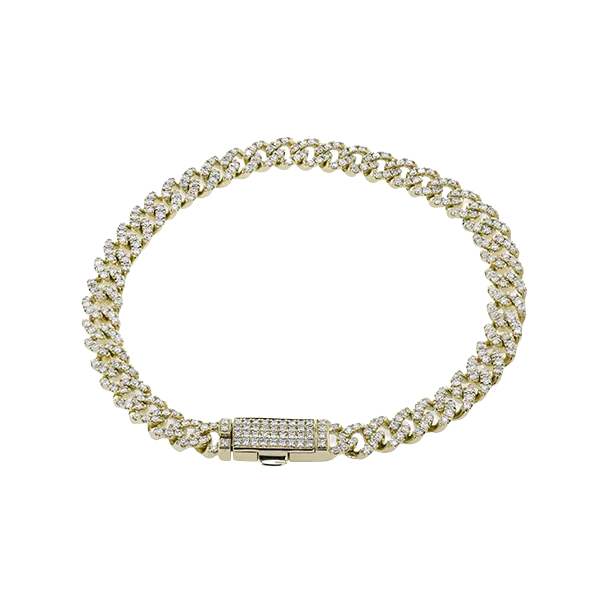 14k Yellow Gold Diamond Bracelet Diamond Showcase Longview, WA