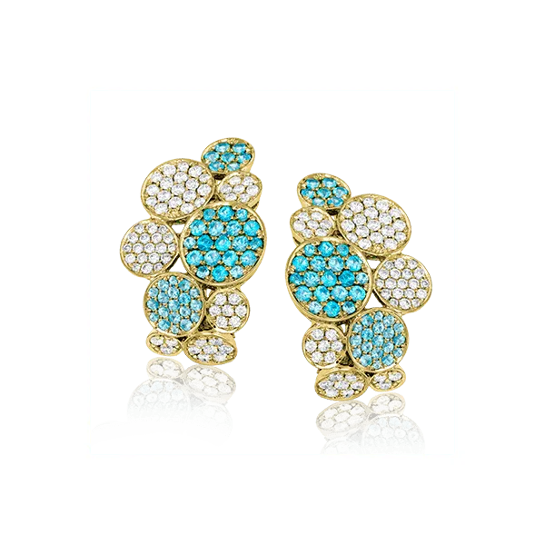 18k Yellow Gold Gemstone Earrings Diamond Showcase Longview, WA