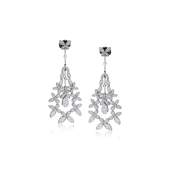 18k White Gold Diamond Earrings James & Williams Jewelers Berwyn, IL
