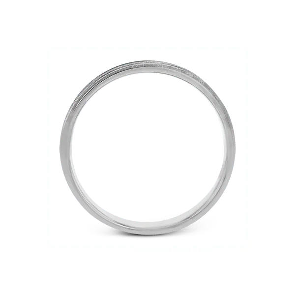 Platinum Men's Wedding Band Image 2 Diamond Showcase Longview, WA