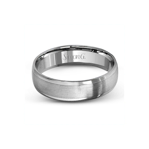 Platinum Men's Wedding Band Image 2 Diamond Showcase Longview, WA