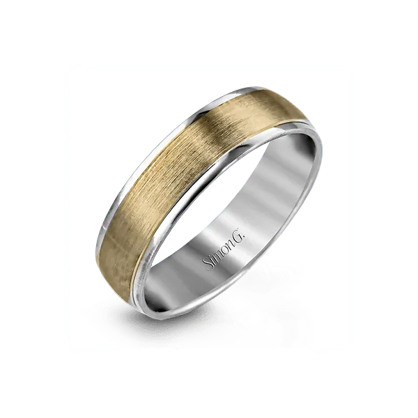14k Two-tone Gold Men's Wedding Band Diamond Showcase Longview, WA