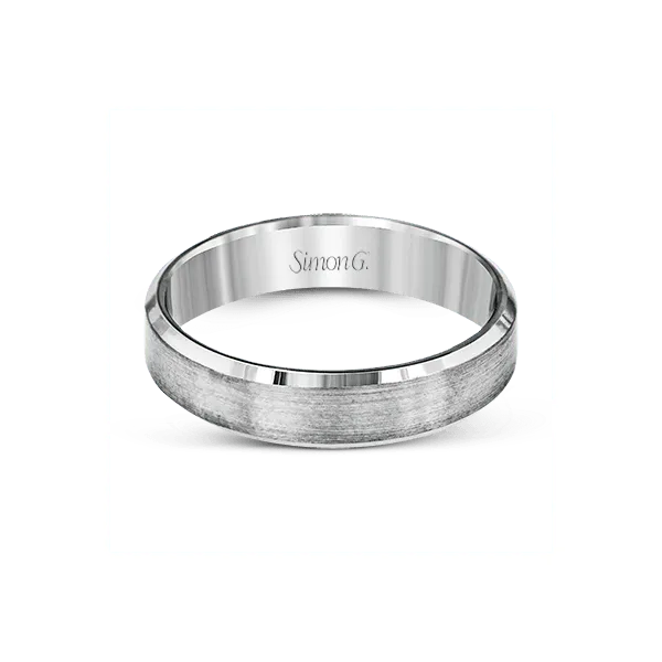 Platinum Men's Wedding Band Image 2 Diamond Showcase Longview, WA
