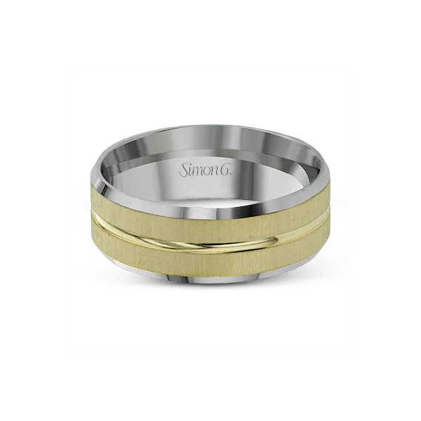 14k Two-tone Gold Men's Wedding Band Image 2 Diamond Showcase Longview, WA