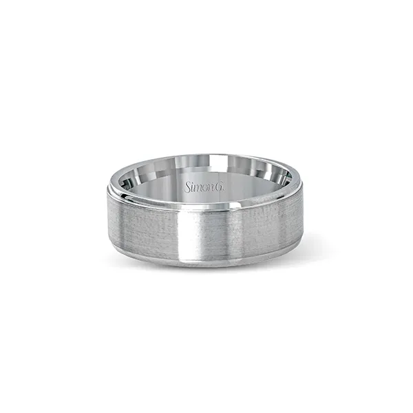 18k White Gold Men's Wedding Bands Almassian Jewelers, LLC Grand Rapids, MI