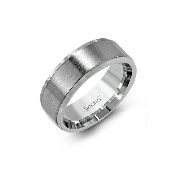 18k White Gold Men's Wedding Bands Almassian Jewelers, LLC Grand Rapids, MI