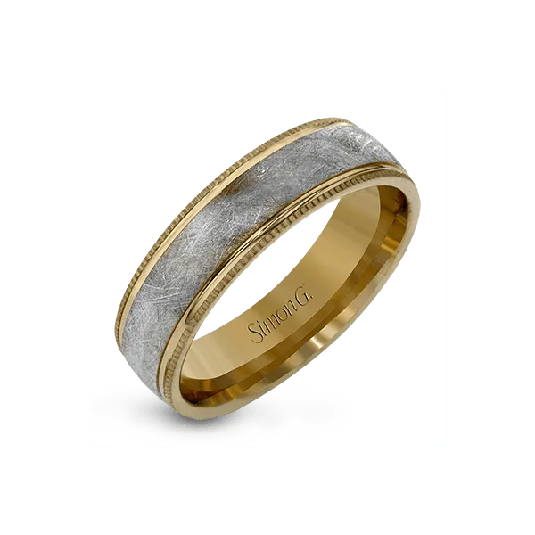 18k White & Rose Gold Men's Wedding Band Almassian Jewelers, LLC Grand Rapids, MI