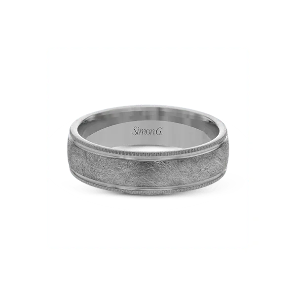 Platinum Men's Wedding Band Image 2 Diamond Showcase Longview, WA