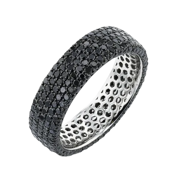 14k White Gold Men's Wedding Band Diamond Showcase Longview, WA