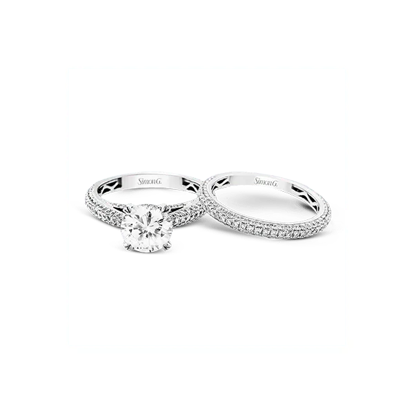 Platinum Wedding Set Image 2 Diamond Showcase Longview, WA