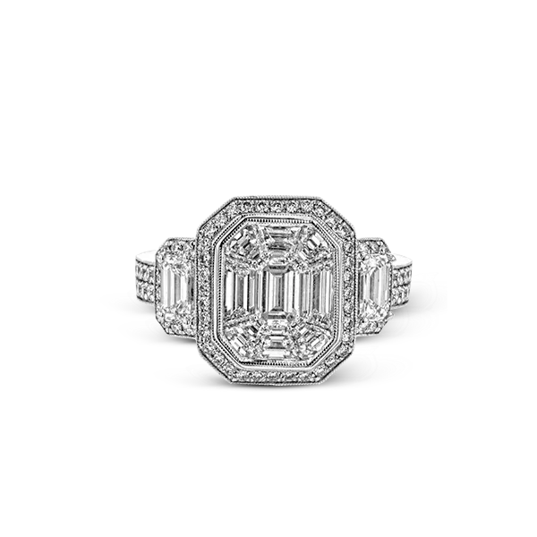 18k White Gold Engagement Ring Image 2 Diamond Showcase Longview, WA