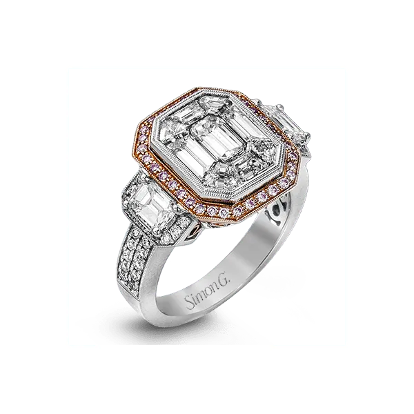 18k White & Rose Gold Engagement Ring Diamond Showcase Longview, WA