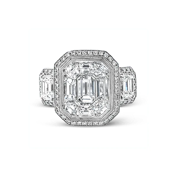 Platinum Semi-mount Engagement Ring Image 2 Diamond Showcase Longview, WA