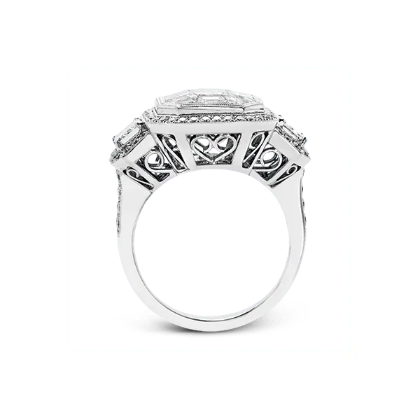 Platinum Semi-mount Engagement Ring Image 3 Diamond Showcase Longview, WA