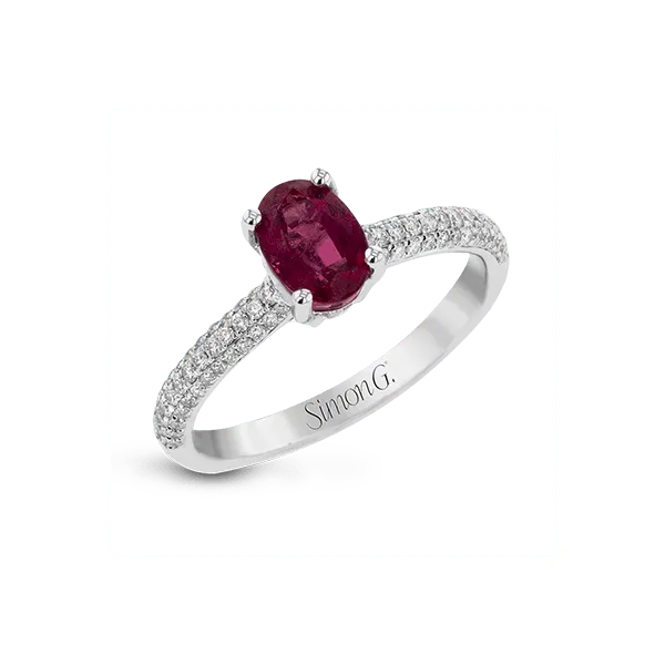 18k White Gold Gemstone Fashion Ring Diamond Showcase Longview, WA