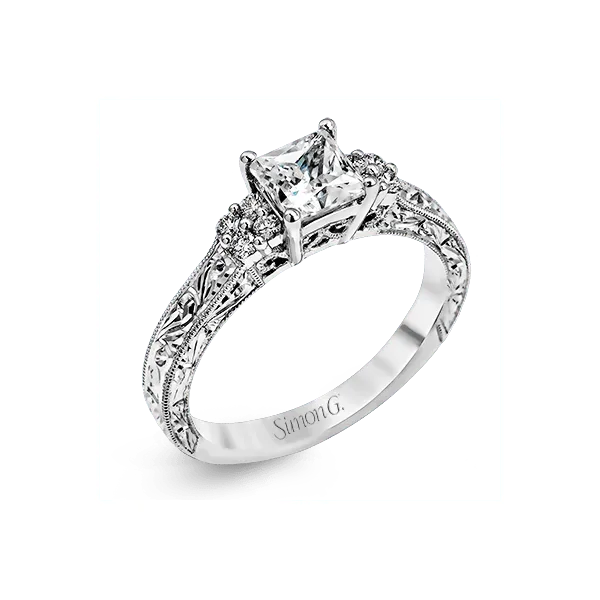 Platinum Semi-mount Engagement Ring Diamonds Direct St. Petersburg, FL
