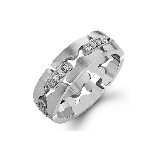 Platinum Men's Wedding Band Diamond Showcase Longview, WA