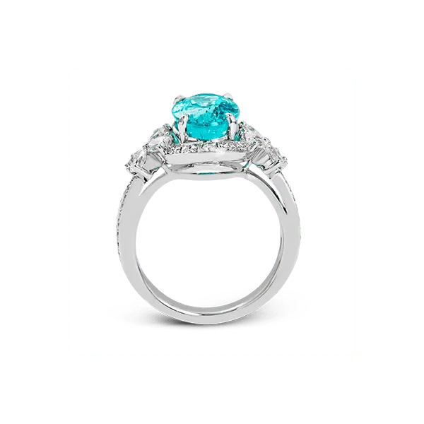 18k White Gold Gemstone Fashion Ring Image 3 Diamond Showcase Longview, WA