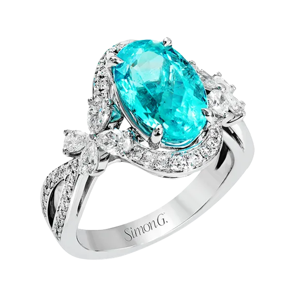 Platinum Gemstone Fashion Ring Quenan's Fine Jewelers Georgetown, TX