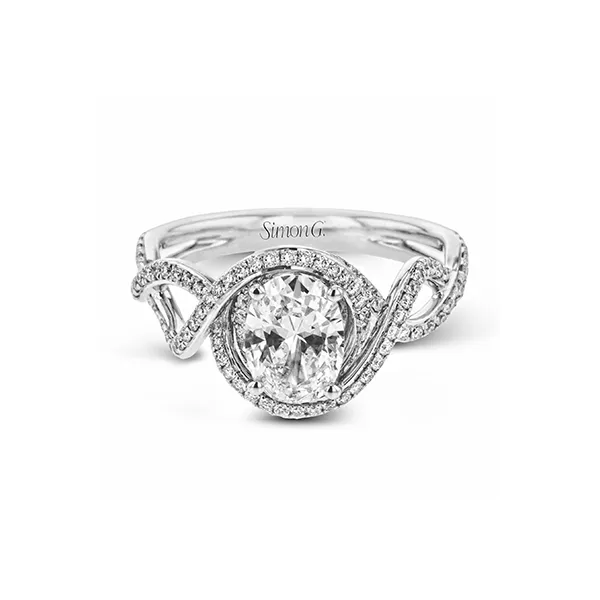 Platinum Semi-mount Engagement Ring Image 3 Diamond Showcase Longview, WA