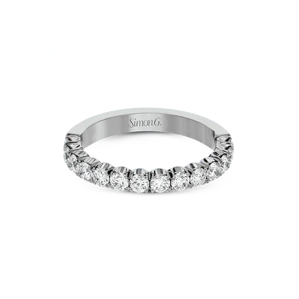 18k White Gold Anniversary Band Image 2 Almassian Jewelers, LLC Grand Rapids, MI