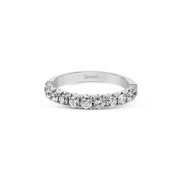 18k White Gold Anniversary Band Image 2 Diamond Showcase Longview, WA