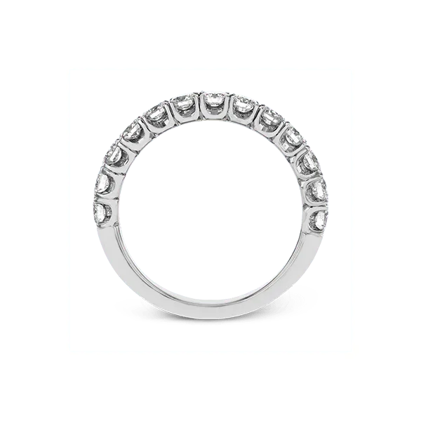 18k White Gold Anniversary Band Image 3 Quenan's Fine Jewelers Georgetown, TX