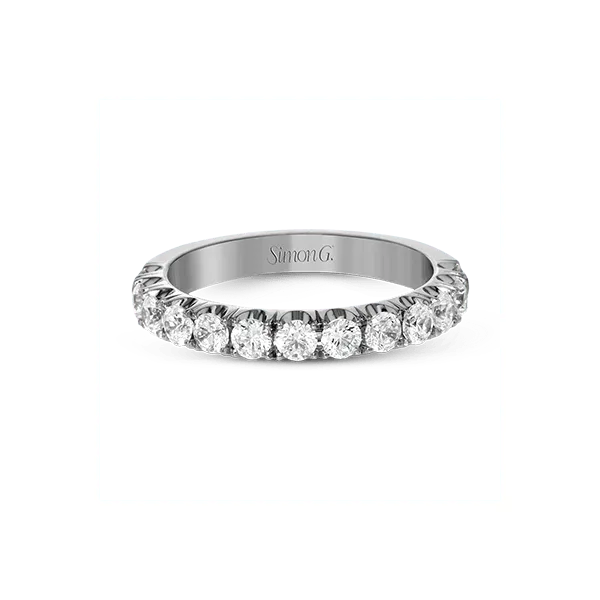 18k White Gold Anniversary Band Image 2 Diamond Showcase Longview, WA