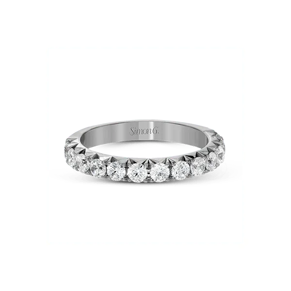 18k White Gold Anniversary Band Image 2 Diamonds Direct St. Petersburg, FL