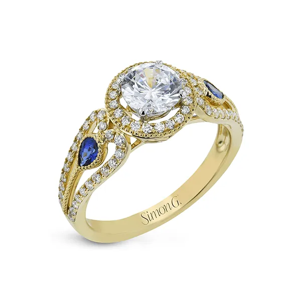18k Yellow Gold Semi-mount Engagement Ring Diamond Showcase Longview, WA