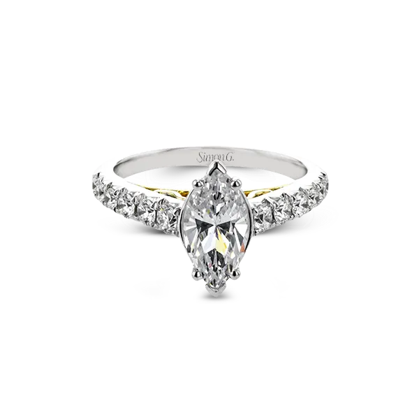 Platinum Semi-mount Engagement Ring Image 2 Diamond Showcase Longview, WA