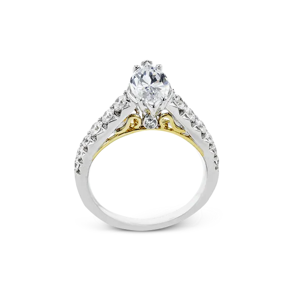 Platinum Semi-mount Engagement Ring Image 3 Diamond Showcase Longview, WA