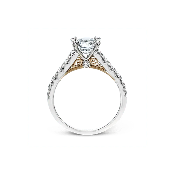 18k White Gold Semi-mount Engagement Ring Image 3 Diamond Showcase Longview, WA