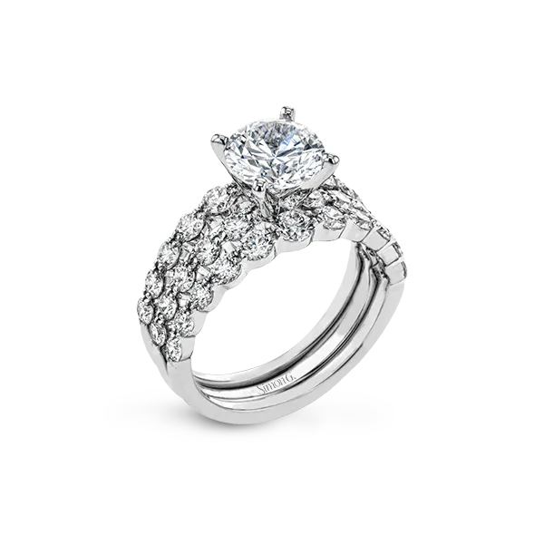 18k White Gold Wedding Set James & Williams Jewelers Berwyn, IL