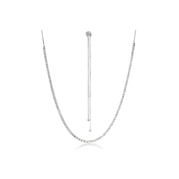 18k White Gold Diamond Necklace Diamond Showcase Longview, WA