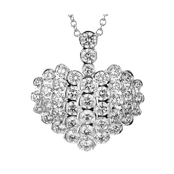 18k White Gold Diamond Pendant Diamond Showcase Longview, WA