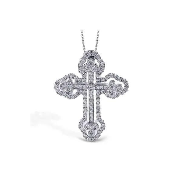Platinum Diamond Cross Quenan's Fine Jewelers Georgetown, TX