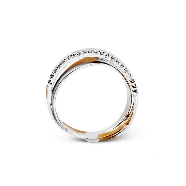 18k White & Rose Gold Diamond Fashion Ring Image 3 Diamond Showcase Longview, WA