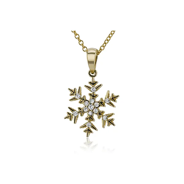 18k Yellow Gold Diamond Pendant James & Williams Jewelers Berwyn, IL