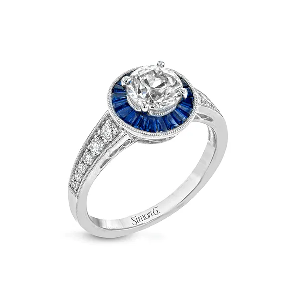 18k White Gold Semi-mount Engagement Ring Diamond Showcase Longview, WA