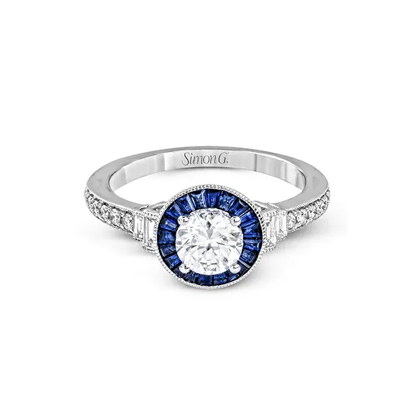 Platinum Semi-mount Engagement Ring Image 2 Diamond Showcase Longview, WA