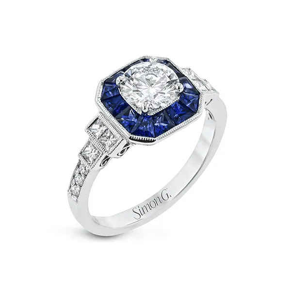 18k White Gold Semi-mount Engagement Ring Diamond Showcase Longview, WA