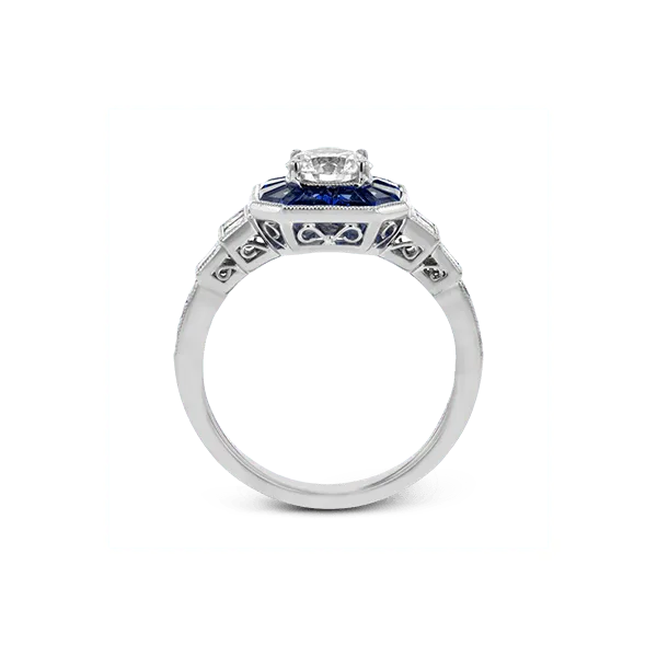 Platinum Semi-mount Engagement Ring Image 3 Diamond Showcase Longview, WA