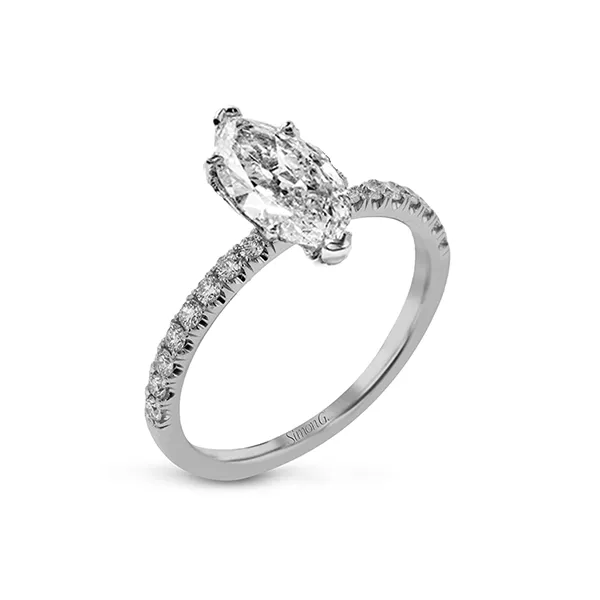 Platinum Semi-mount Engagement Ring Diamond Showcase Longview, WA