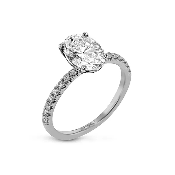 Platinum Semi-mount Engagement Ring Diamond Showcase Longview, WA